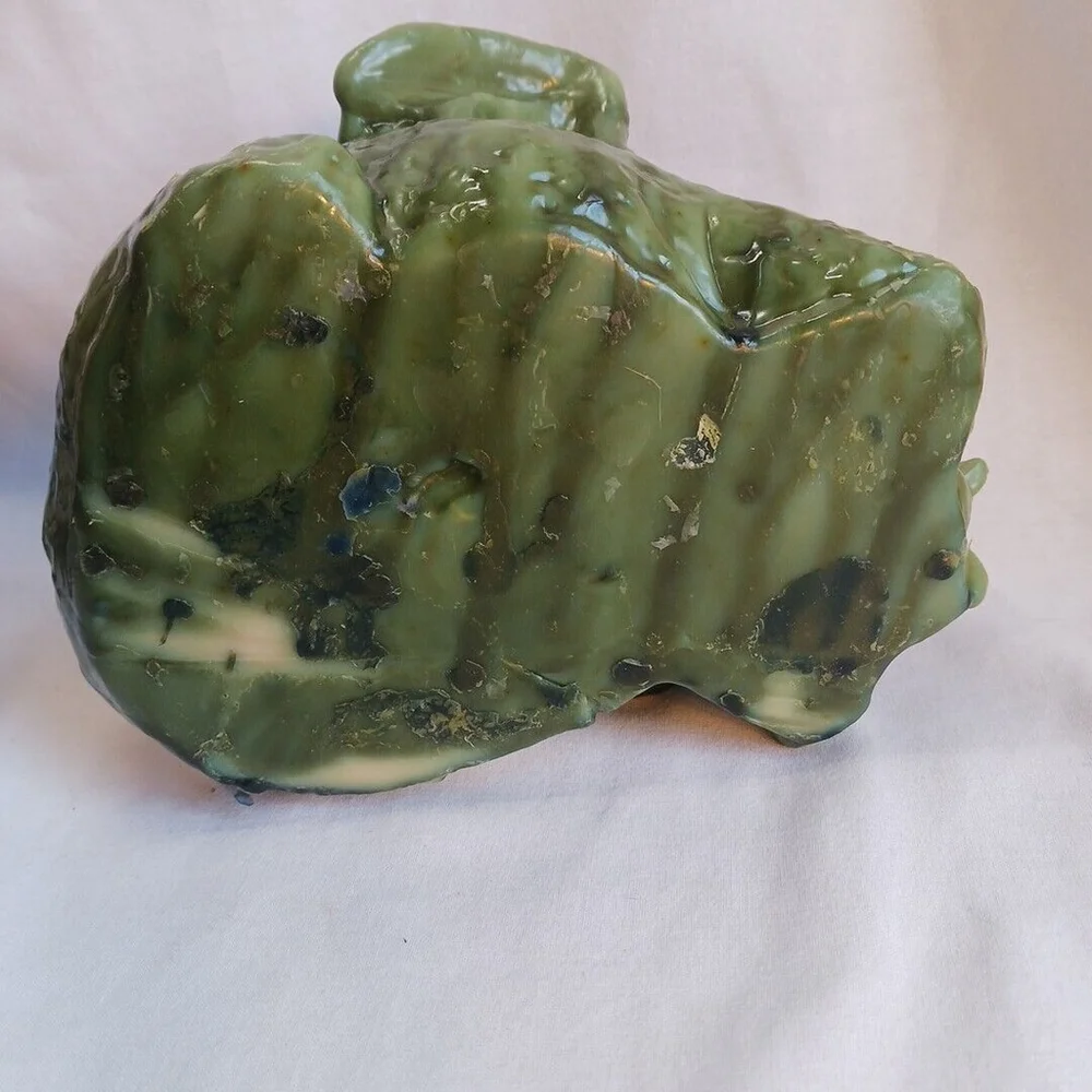 Vintage Green Dragon Candle Wax Sleeping Puff